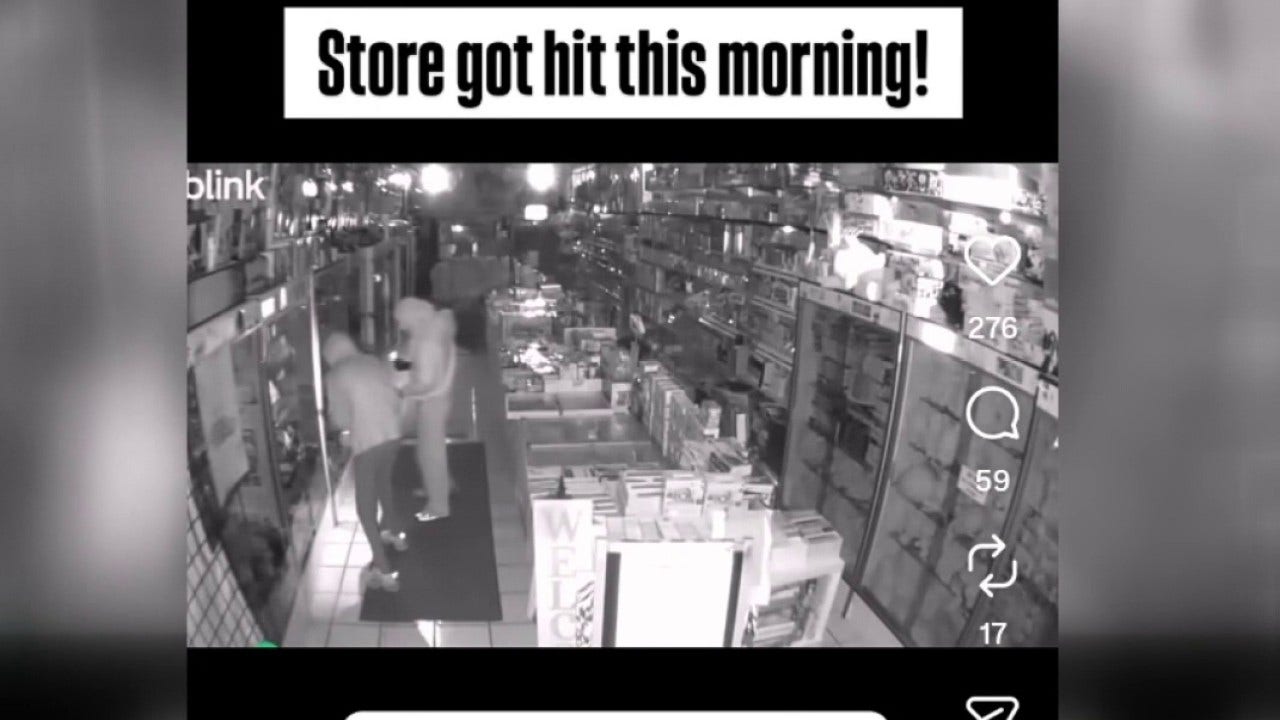 VIDEO: Organized smash-and-grab crews target two businesses in Sherman Oaks