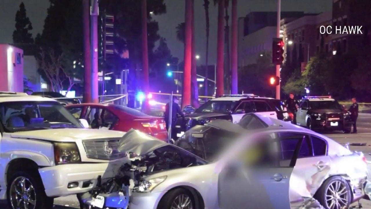 Anaheim multi-car crash leaves 2 dead, several critically injured