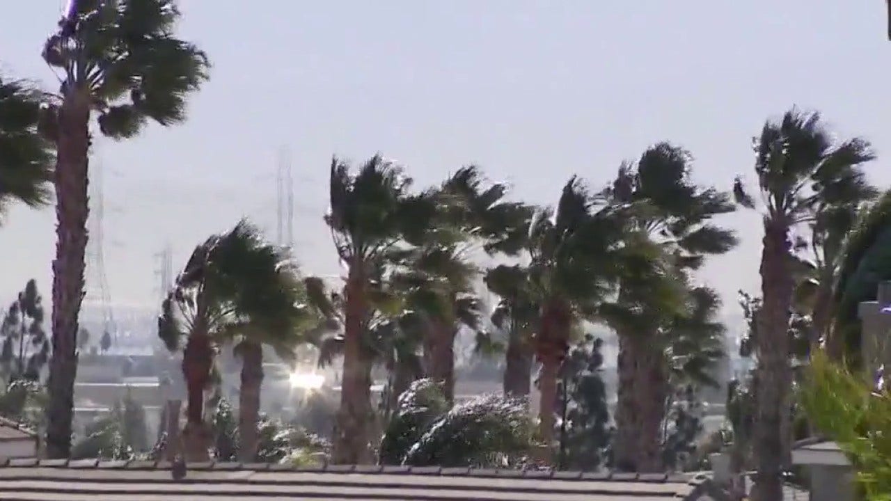 Fierce Santa Ana winds expected to batter Southern California through the weekend