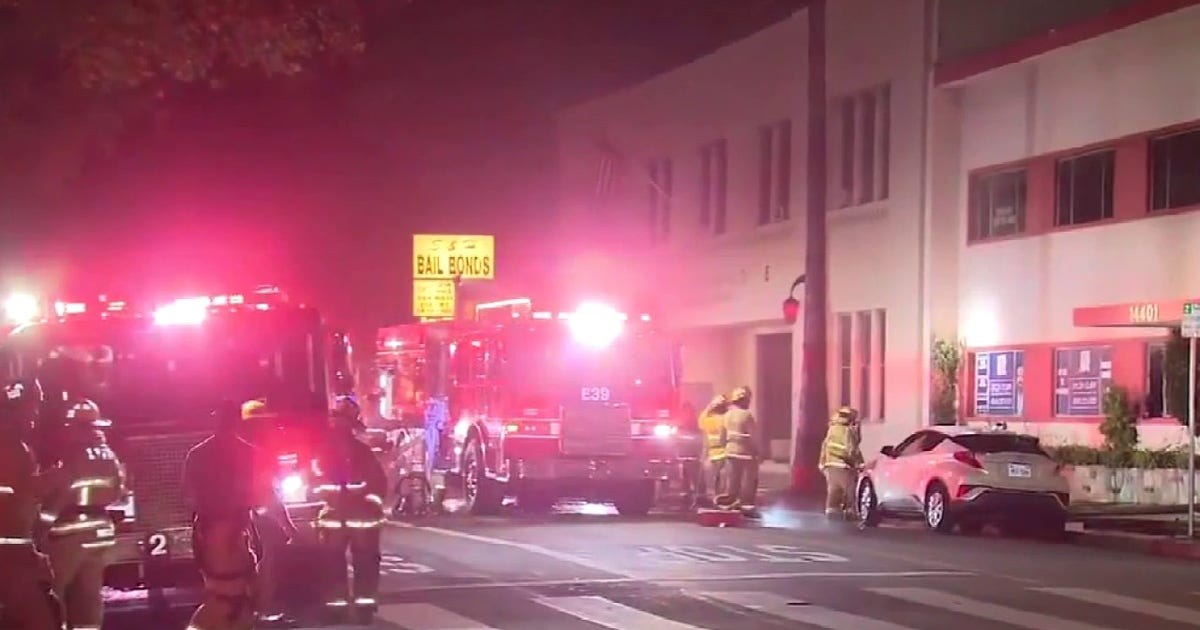 Burglary call turns into arson investigation at Van Nuys office ...