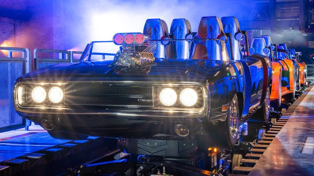 Universal Studios debuts 'Fast & Furious: Hollywood Drift' ride vehicles