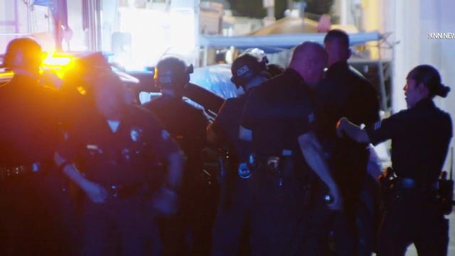 Possibly armed suspect shot by LAPD officers in downtown LA