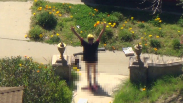 Pantless suspect surrenders after SWAT search of armed man in Santa Clarita