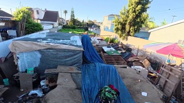 Woman's dog-bitten body found in South LA homeless encampment