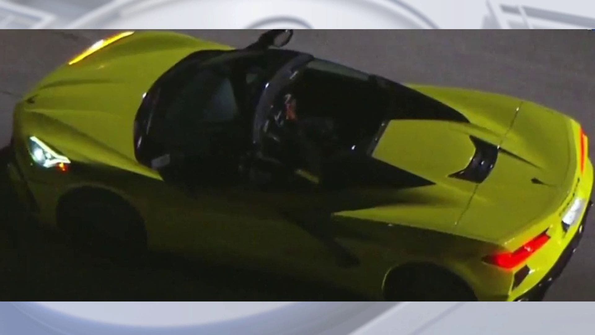 LIVE: Neon green Corvette leads police chase on 91 Freeway in Los Angeles County