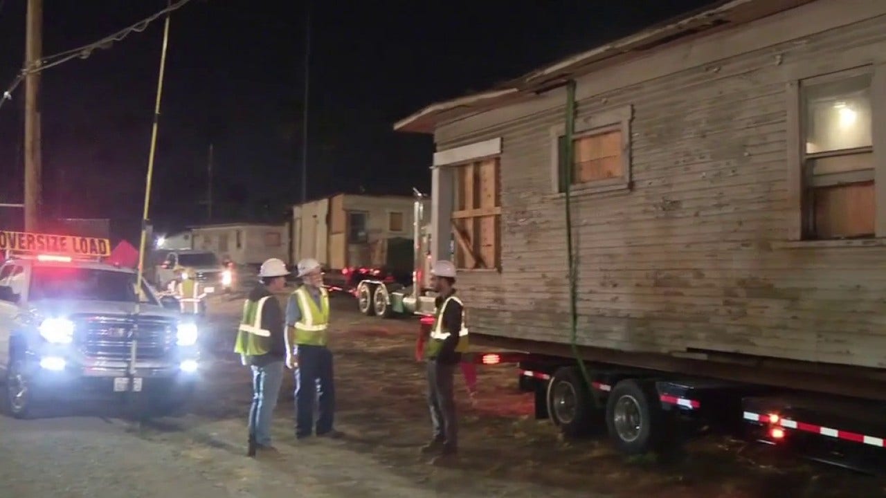 Historic homes relocated across LA to help families rebuild after the Eaton Fire