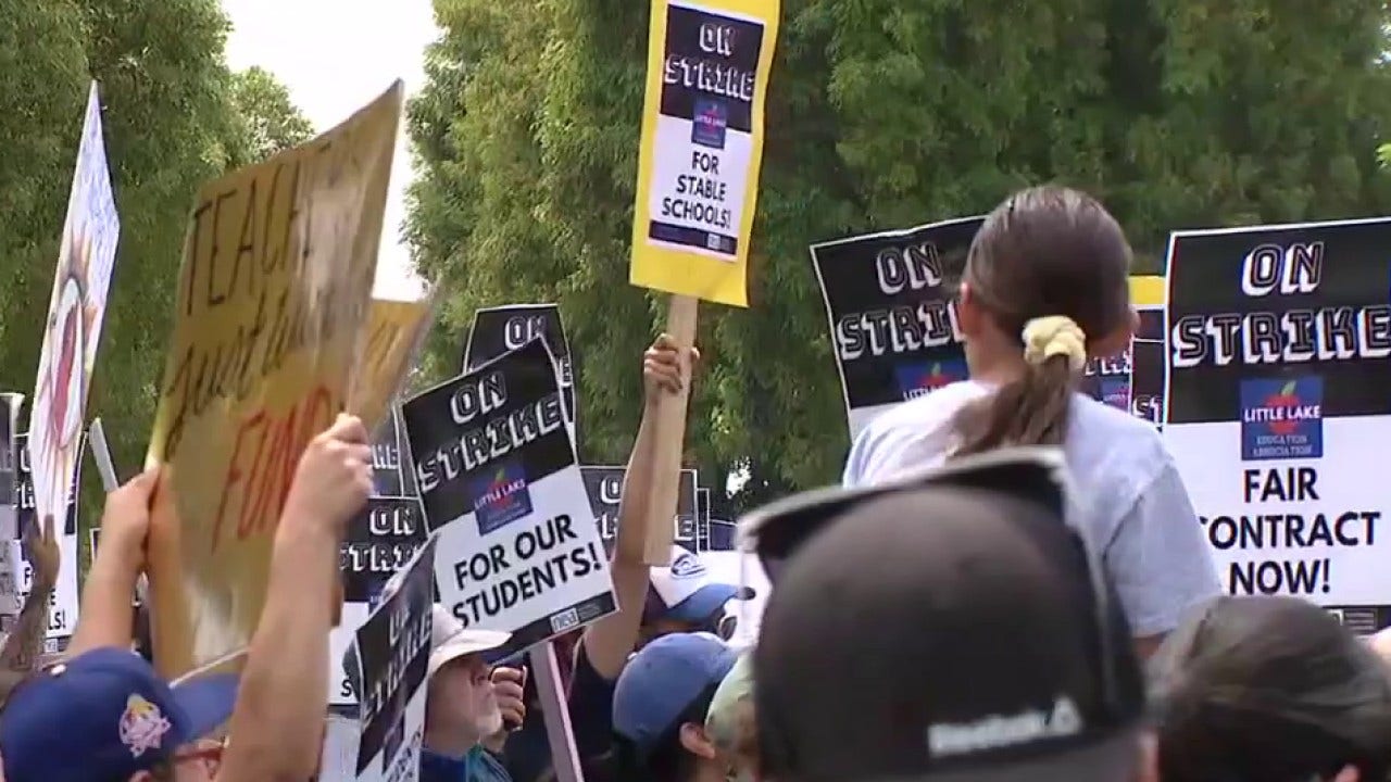Teachers at Little Lake City schools go on a strike