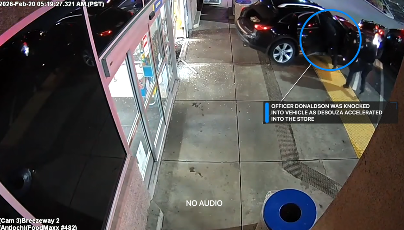 Bodycam footage shows California cop's harrowing ride during kidnapping