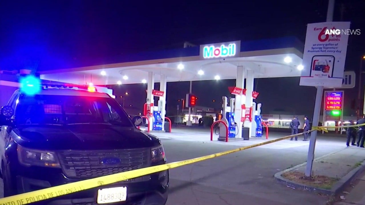 LAPD officers fatally shoots armed suspect linked to South LA gas station shooting