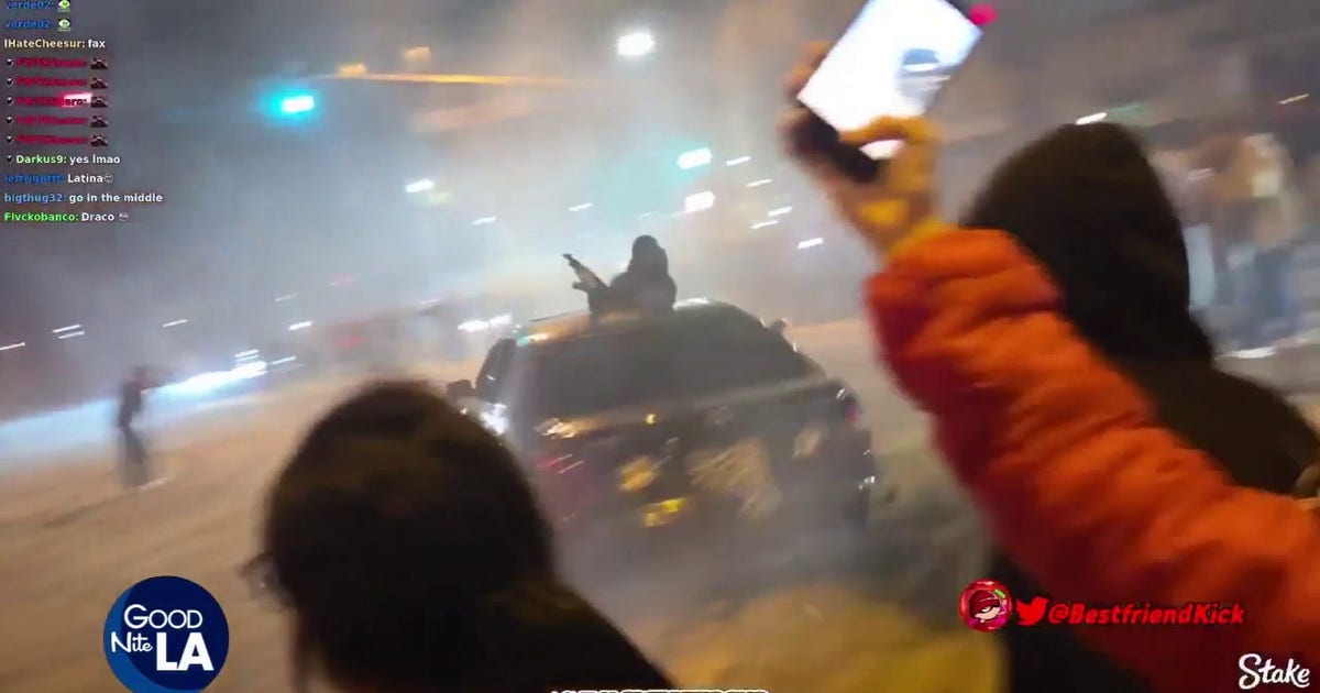 4 hospitalized after shooting at Rosemead street takeover