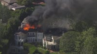 2 firefighters hurt battling stubborn Beverly Crest house fire