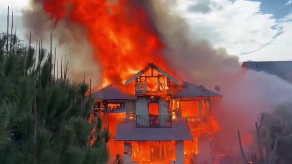 Fire at vacant Pico Union home forces residents to jump from windows to escape