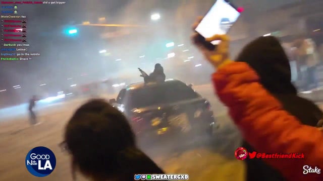 4 hospitalized after shooting at Rosemead street takeover