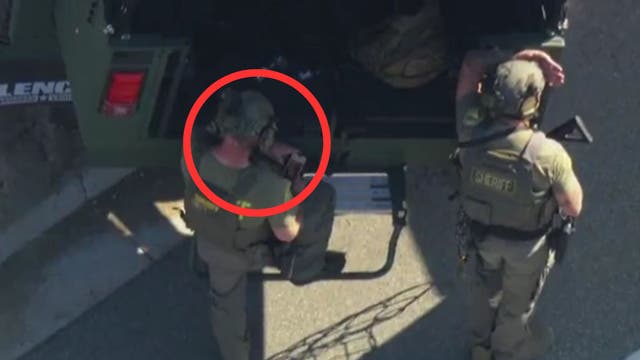 Riverside sheriff investigating deputy filmed on phone during fatal standoff