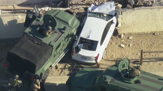 LIVE: Hours-long SWAT standoff after police chase ends in crash in Jurupa Valley