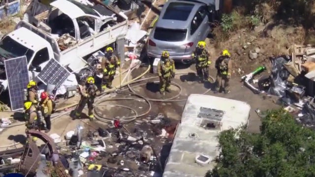 Recurring fires at Sun Valley 'hoarder house' spark neighborhood outrage, legal action