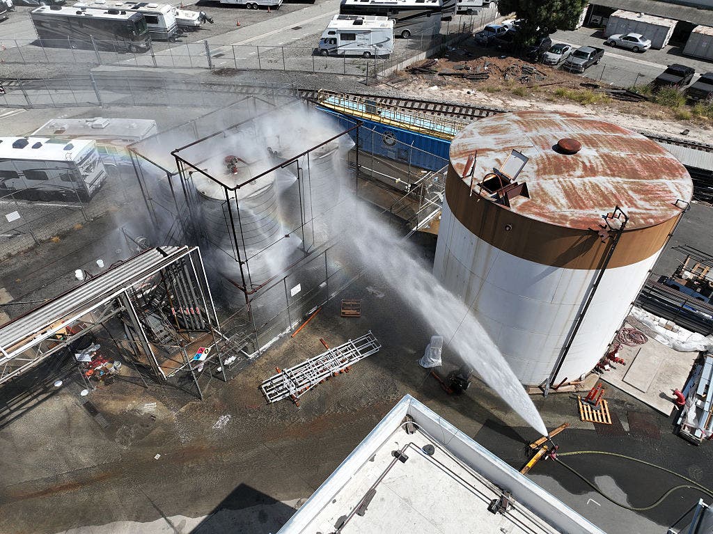 LIVE: All evacuation orders lifted after Garden Grove chemical plant explosion threat defused