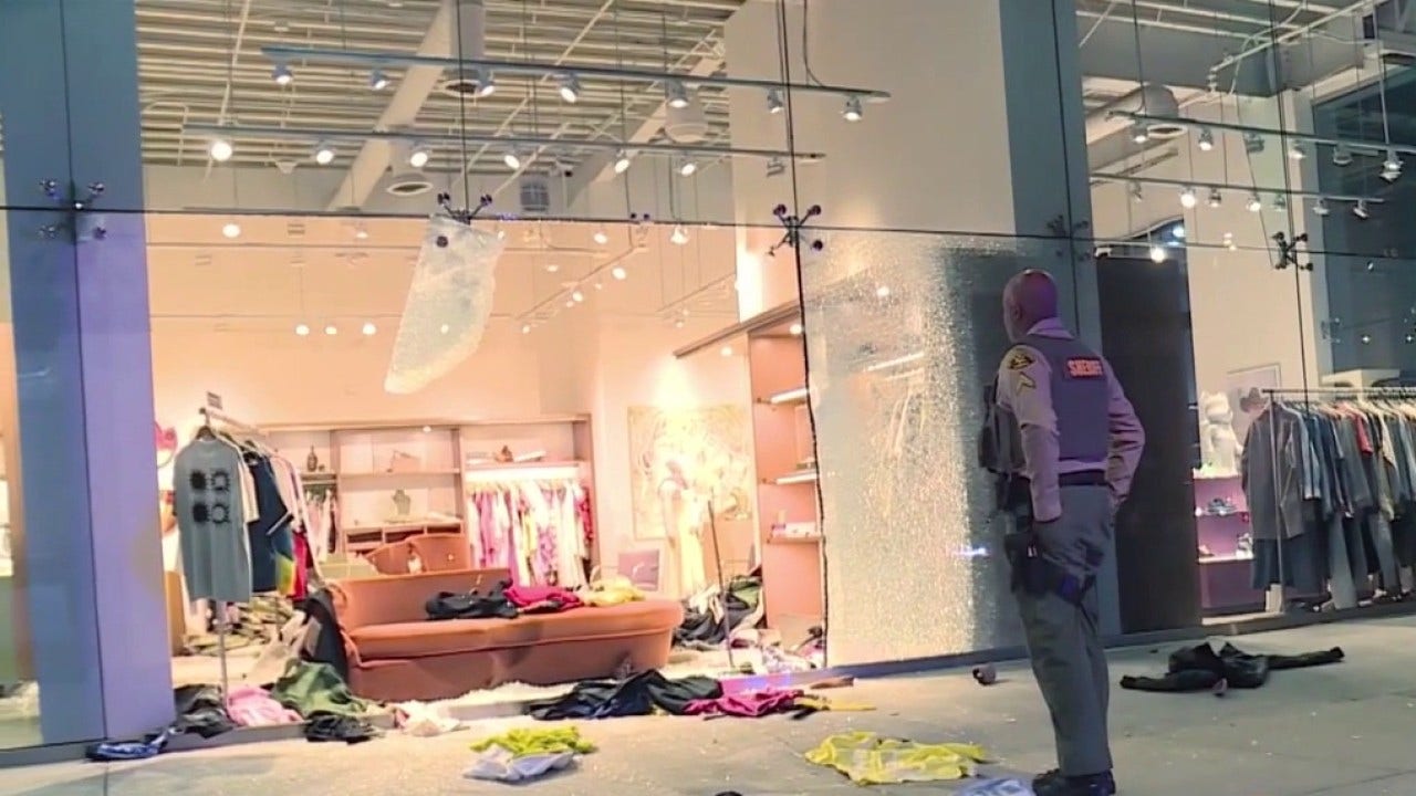 Smash-and-grab thieves use stolen truck to rob The RealReal in West Hollywood
