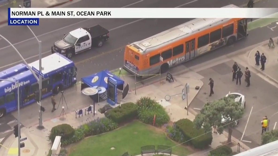 Pedestrian killed after being struck by bus in Santa Monica
