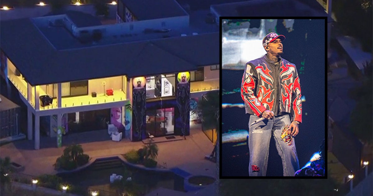 Trespasser arrested for third time this week at Chris Brown’s San Fernando Valley estate