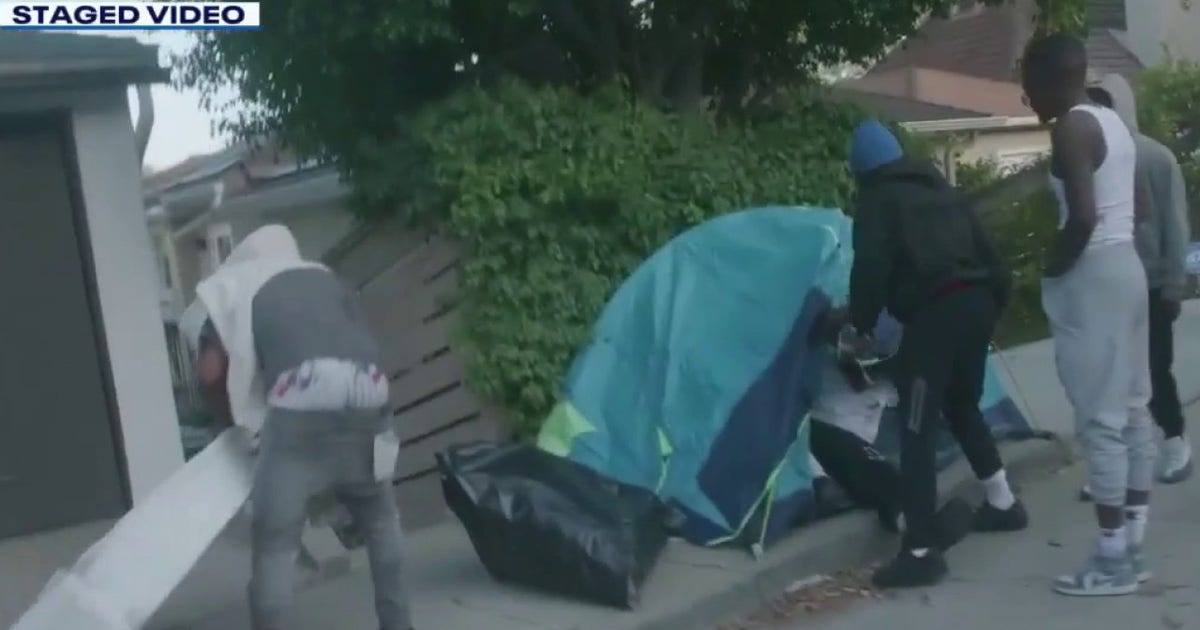 Organizer of fake homeless encampment stunt outside Nithya Raman’s home defends viral videos