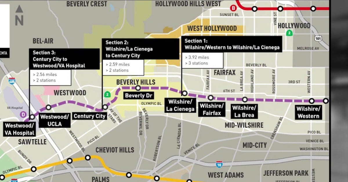 First phase of Metro D Line extension opens Friday | FOX 11 Los Angeles