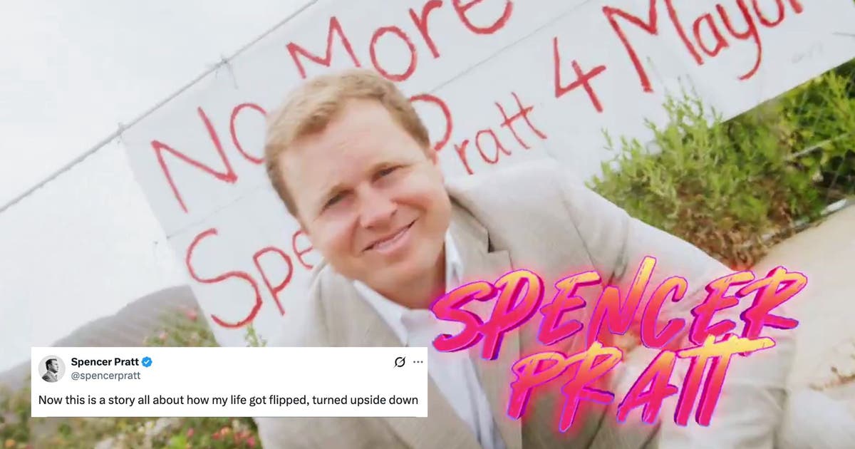 Spencer Pratt reposting AI-generated videos during LA mayoral race