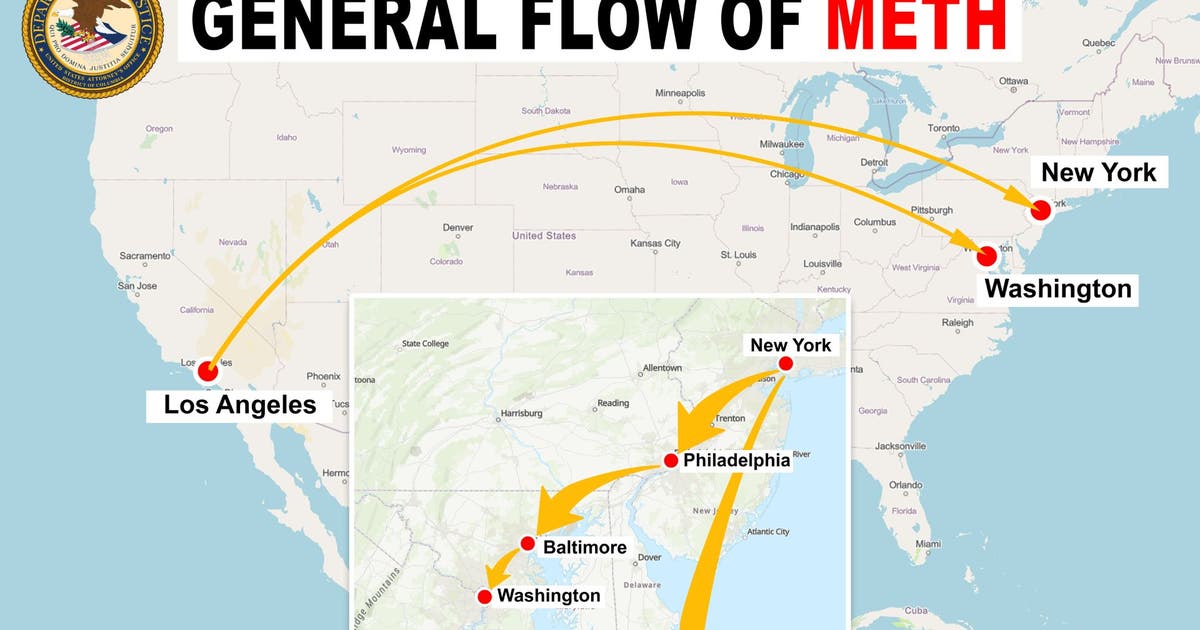 LA to DC pipeline: Feds bust transnational "sexchem" ring sourcing meth from California