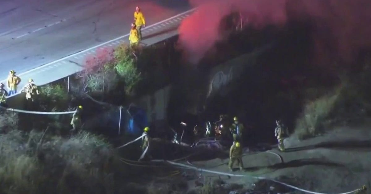 NB-110 Freeway reopens in Wilmington after tunnel fire