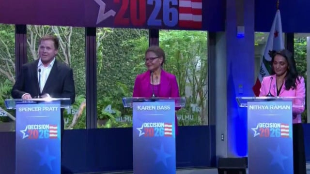 LA Mayoral debate: Bass, Pratt, Raman clash over wildfire failures, homelessness