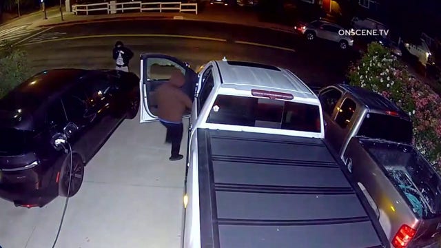 West Hills family's truck stolen by suspects caught on surveillance video
