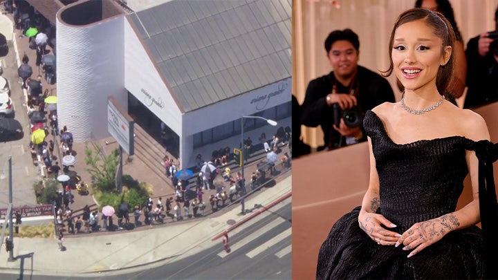 Ariana Grande’s West Hollywood pop-up shop draws massive crowds