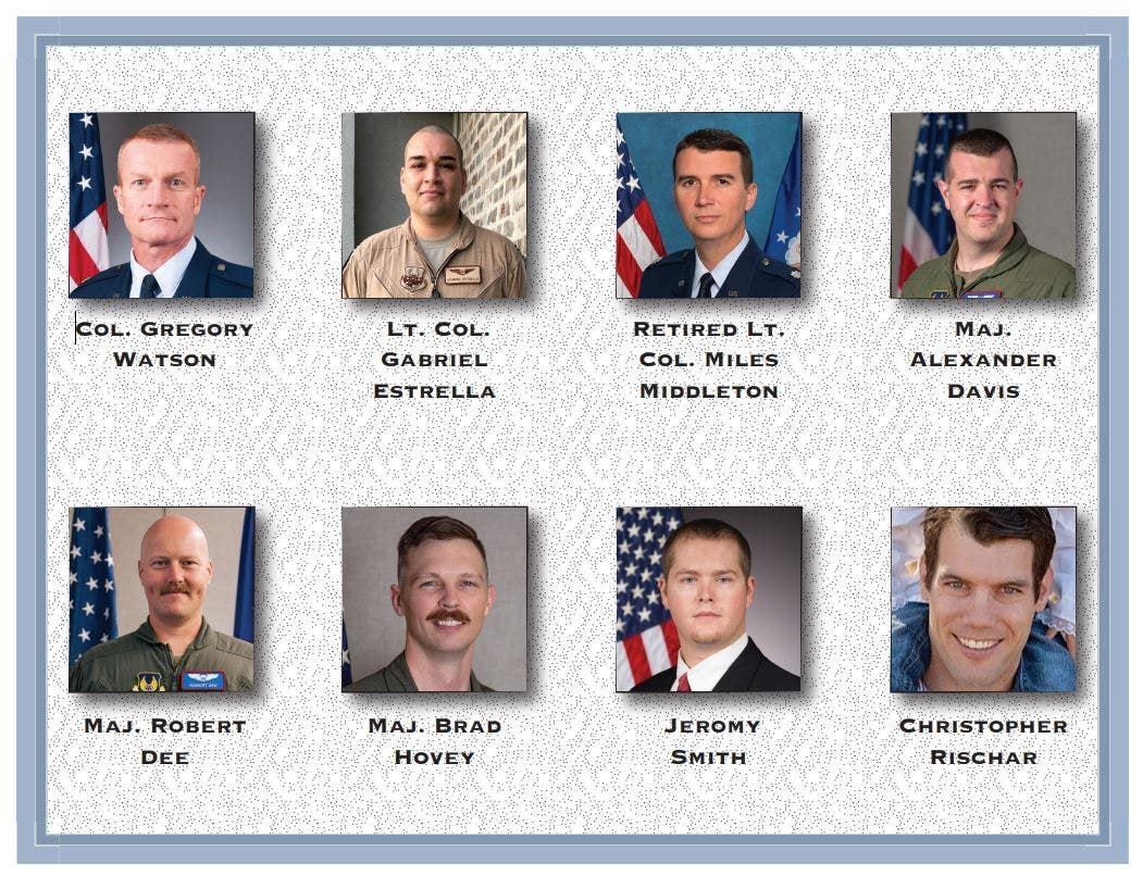 Edwards Air Force Base releases names of 8 crew members killed in B-52 bomber crash