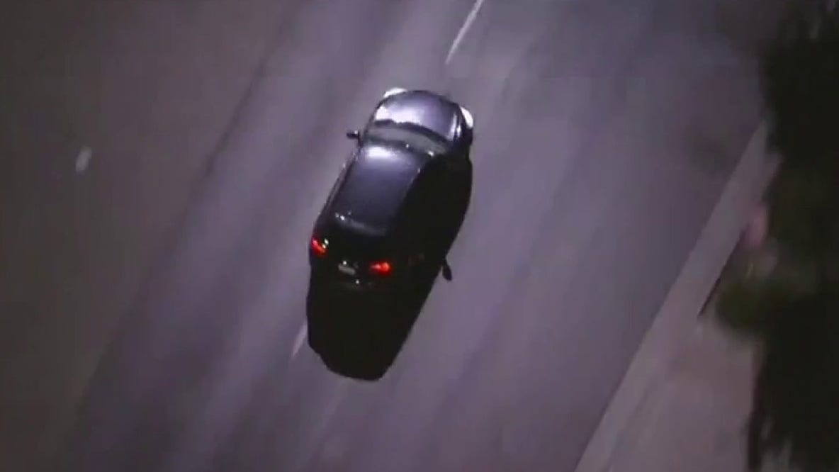 Possible DUI driver leads police chase across Los Angeles County