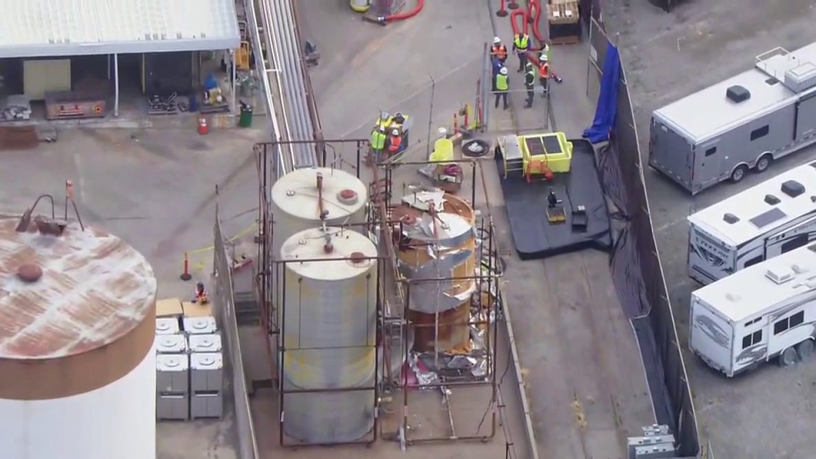 Hazmat cleanup begins in Garden Grove at GKN Aerospace after chemical emergency forced mass evacuations
