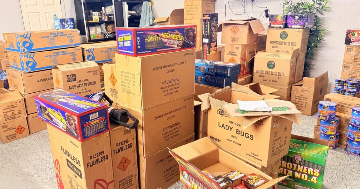 Pasadena police make historic 10,000-pound illegal fireworks bust linked to Nevada street gang