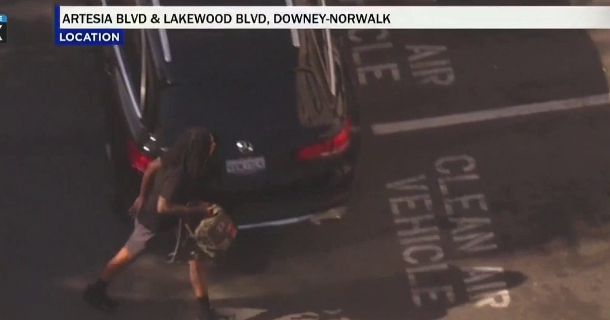 Search underway for burglary suspect after pursuit in Downey-Norwalk area
