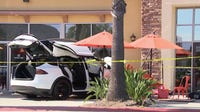 Woman killed, 5 others hurt after Tesla slams into cafe patio in Simi Valley