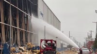 Fire out at Boyle Heights warehouse; air quality concerns remain