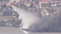 Massive fire erupts at Boyle Heights warehouse; ammonia leak suspected