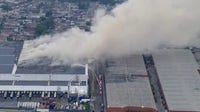 Boyle Heights fire: Shelter-in-place re-issued as crews battle cold-storage hot spot