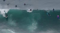 Massive summer swell brings 20-foot waves to Newport Beach's famous Wedge, prompting warnings