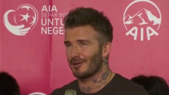 David Beckham receives star on Hollywood Walk of Fame