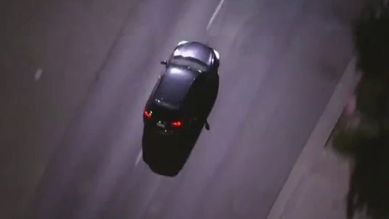 Possible DUI driver leads police chase across Los Angeles County