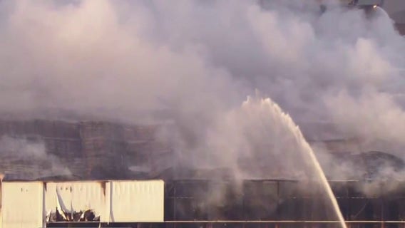 Boyle Heights, Day 6: Smoke from warehouse fire continues to impact air quality