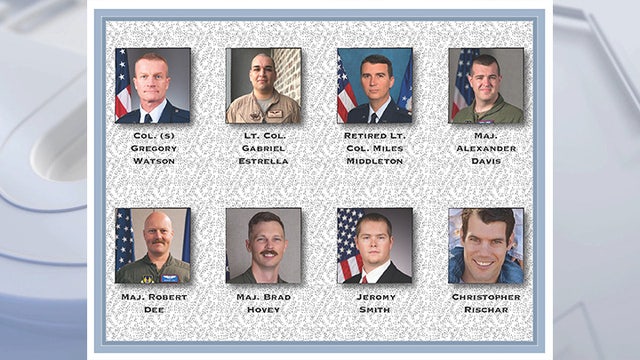 Edwards Air Force Base releases names of 8 crew members killed in B-52 bomber crash