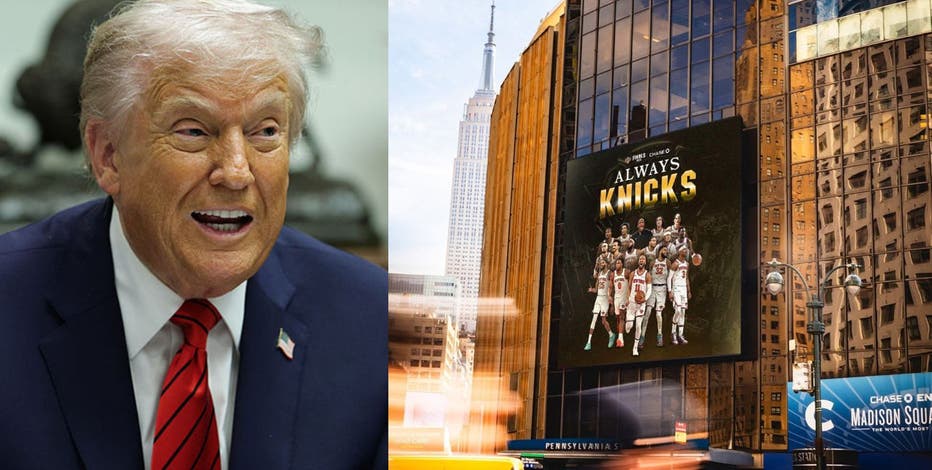 Trump booed by Madison Square Garden crowd in NBA Finals