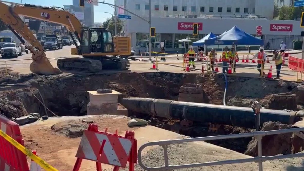 5 water main breaks in a week raising questions about Los Angeles' aging infrastructure