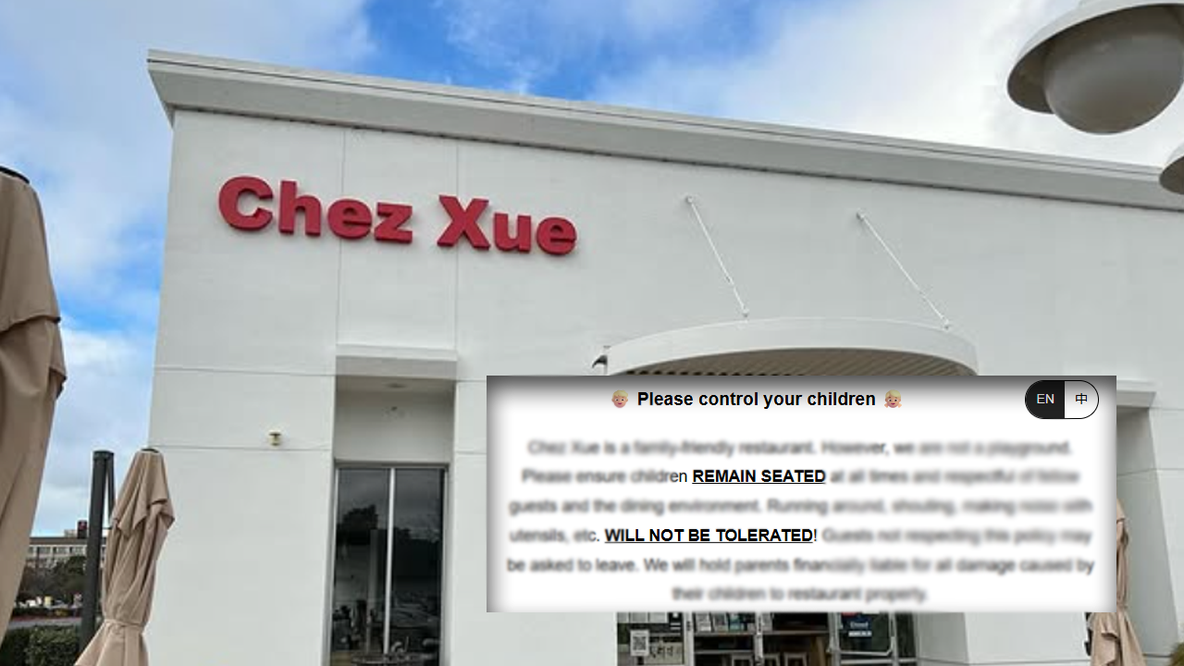 California restaurant goes viral for strict policy on misbehaving children