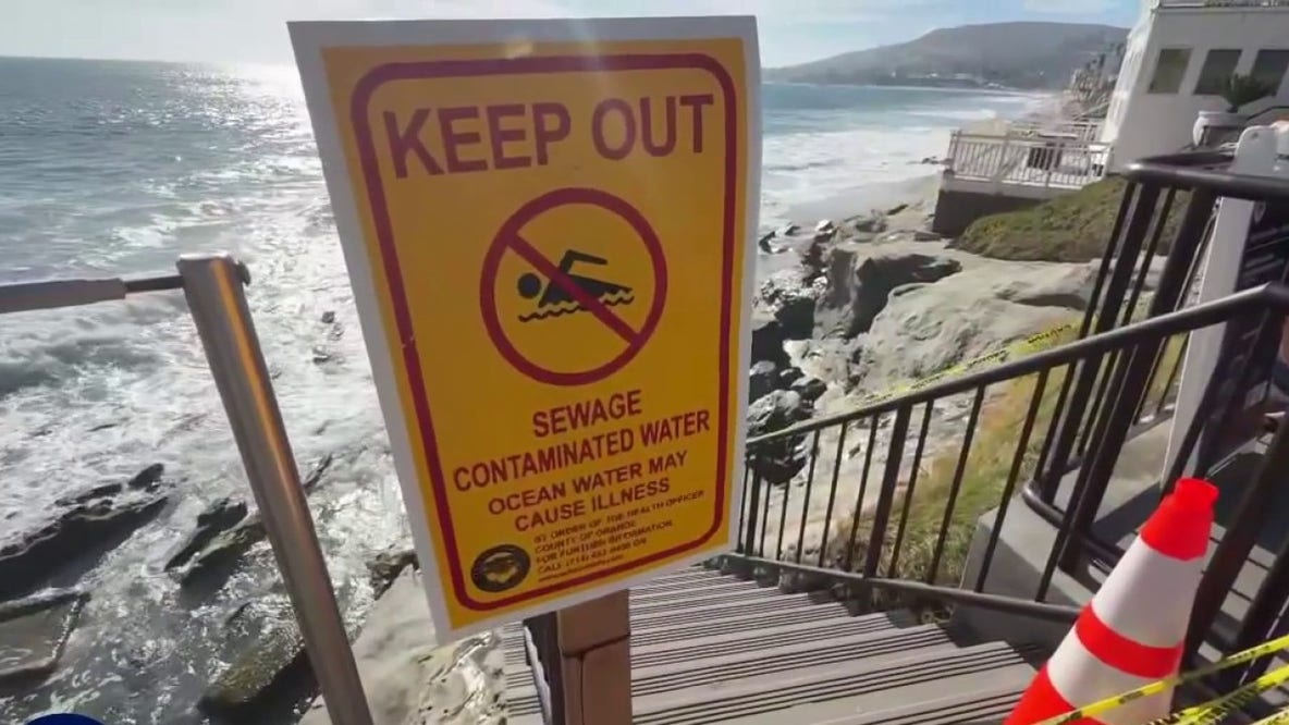 2,000-gallon sewage spill shuts down stretch of Laguna Beach through 4th of July weekend